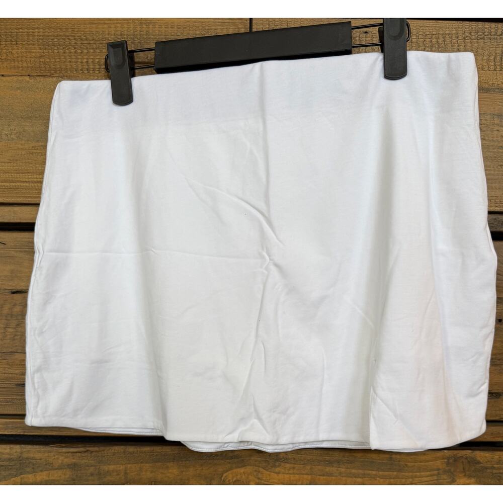 SKIN ORGANICS Women's White Skort Pickleball Tennis Sz L